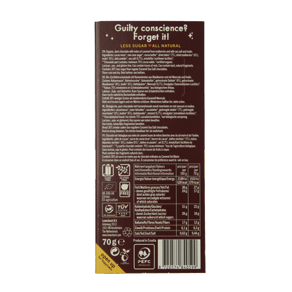 Lovechock Soul caramel sea salt bio 70.00 Gram
