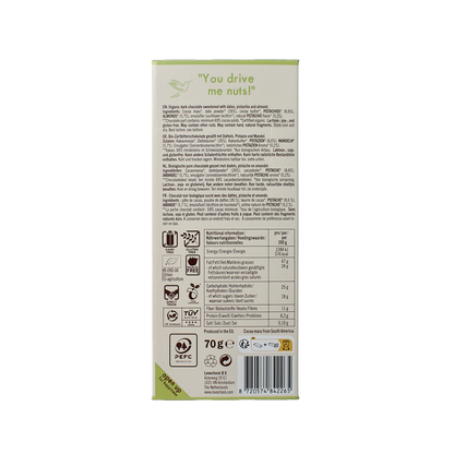 Lovechock Pistache almond bio 70.00 Gram