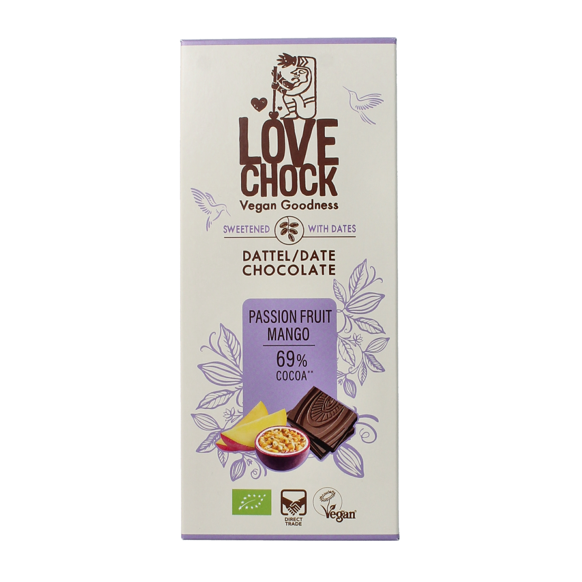 Lovechock Passionfruit mango bio 70.00 Gram