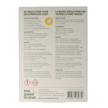 The Good Brand Vaatwasstrips lemon 32 Stuks