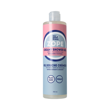 The Good Brand Green Tea - Birch- Betaine Shower Cream 400.00 Milliliter