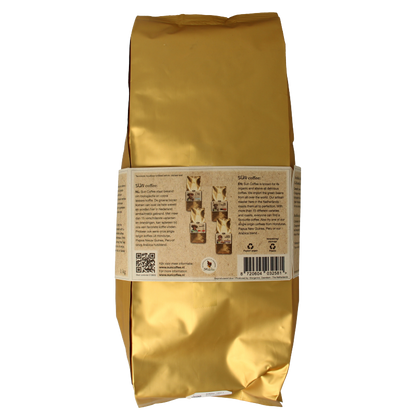 SUN Coffee Gezeilde koffiebonen medium roast bio 1 Kilogram