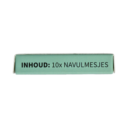 Shampoobars Safety razor mesjes navulling 10.00 Stuks