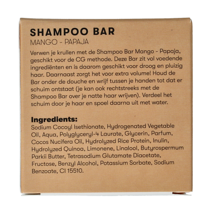 Shampoobars Shampoo bar mango & papaja 60.00 Gram
