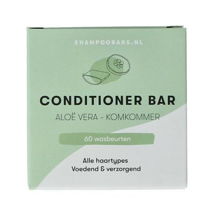 Shampoobars Conditioner bar aloe vera & komkommer 45.00 Gram