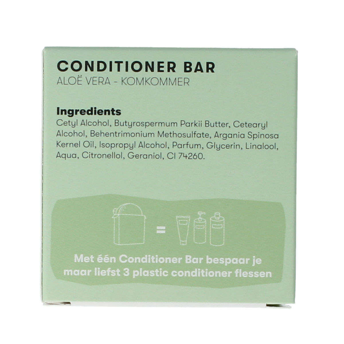 Shampoobars Conditioner bar aloe vera & komkommer 45.00 Gram