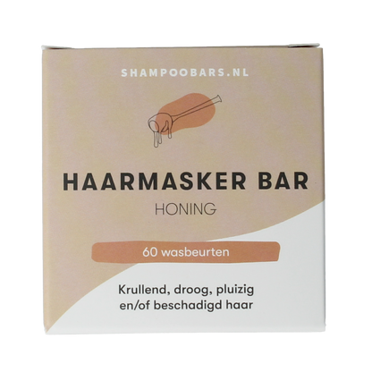 Shampoobars Haarmasker bar honing 45.00 Gram