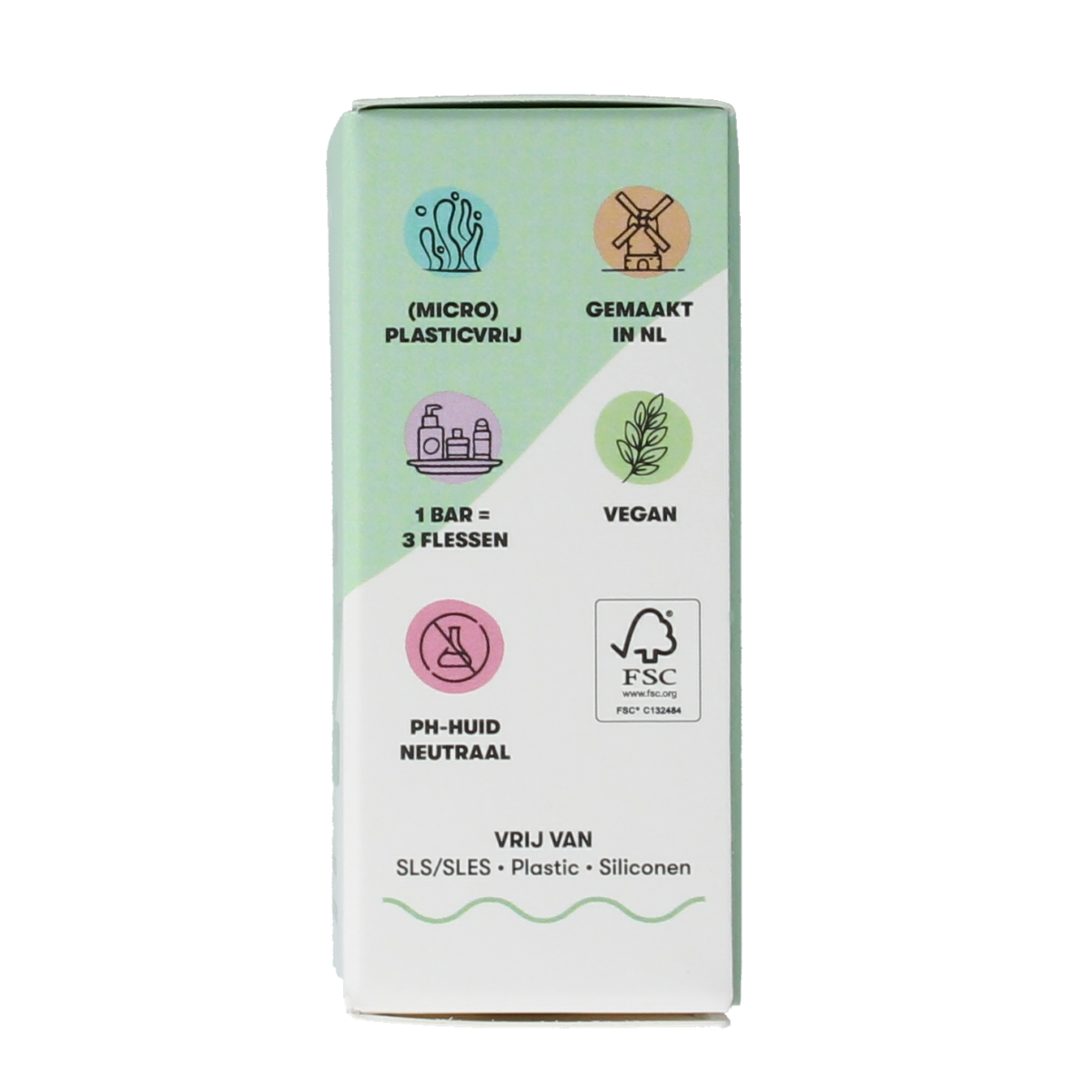Shampoobars Face bar aloe vera & komkommer 60.00 Gram