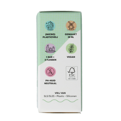 Shampoobars Face bar aloe vera & komkommer 60.00 Gram
