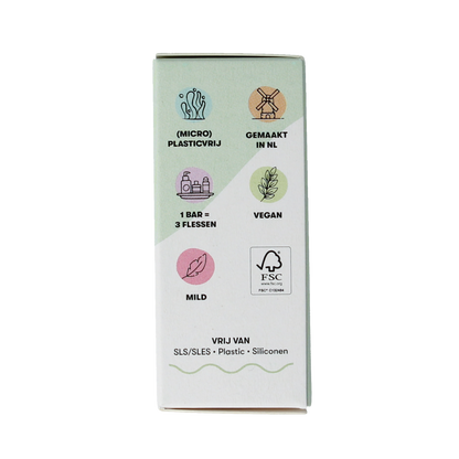 Shampoobars Shaving bar aloe vera & komkommer 60.00 Gram