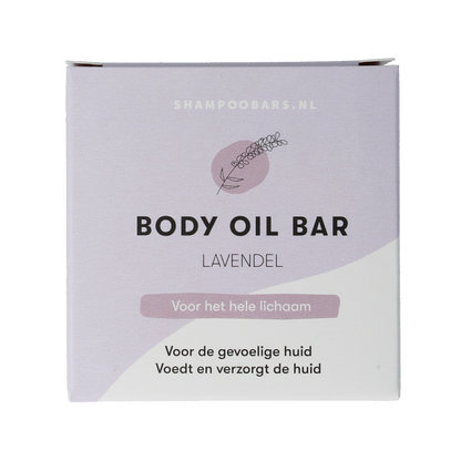 Shampoobars Body oil bar lavendel 45.00 Gram