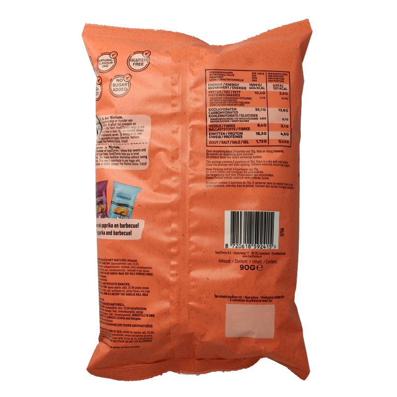 Food2Smile Popped chips classic 90 Gram