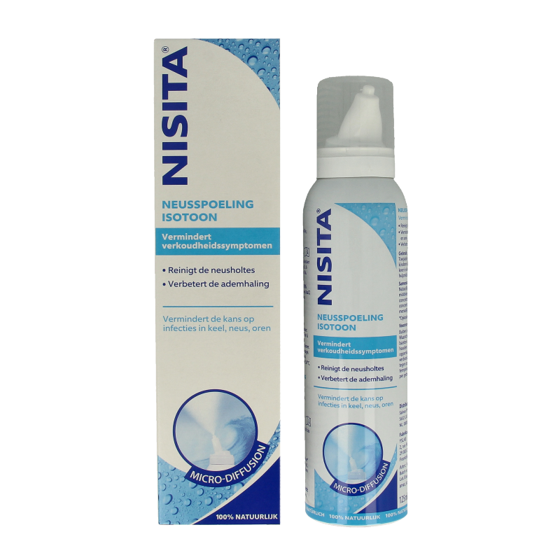 Nisita Neusspoeling isotoon micro diffusion 125 Milliliter