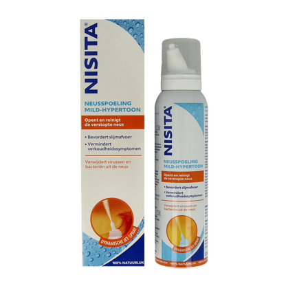 Nisita Neusspoeling mild hypertoon jet spray 125 Milliliter