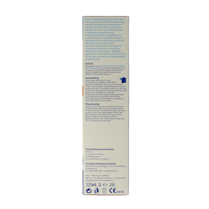 Nisita Neusspoeling mild hypertoon jet spray 125 Milliliter