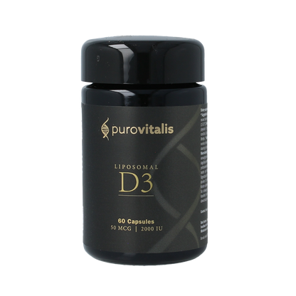 Purovitalis  Liposomal vitamine D3 60.00 Vegetarische capsules