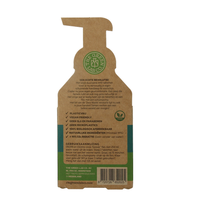 The Green Lab Co Handzeep navulset eucalyptus & basilicum 4 Stuks