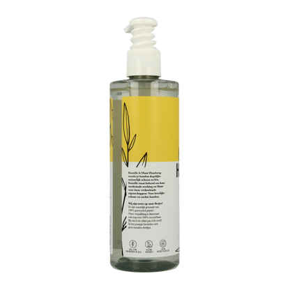 The Green Lab Co Handzeep vloeibaar kamille & munt met pomp 300 Milliliter