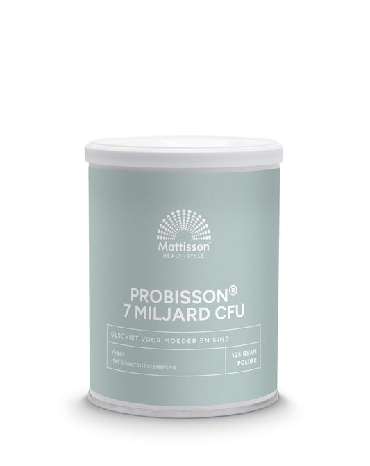 Mattisson Probisson poeder 7 miljard CFU - moeder en kind 125.00 Gram