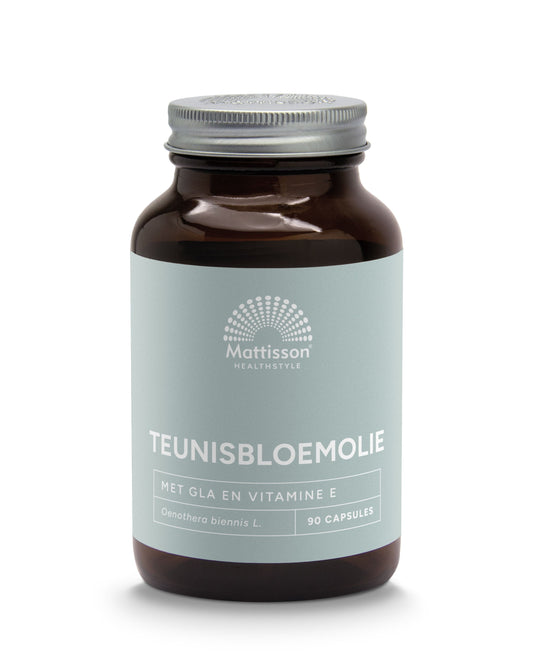 Mattisson Teunisbloemolie met vitamine E 1000mg 90 Capsules