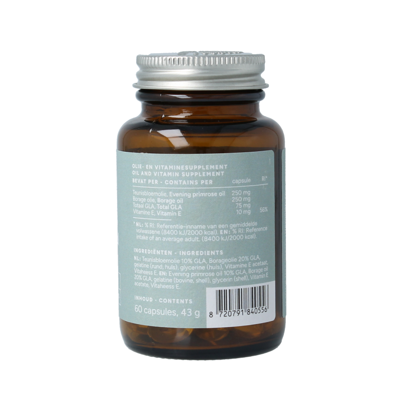 Mattisson Teunisbloem en borage met 75mg GLA 60 Capsules