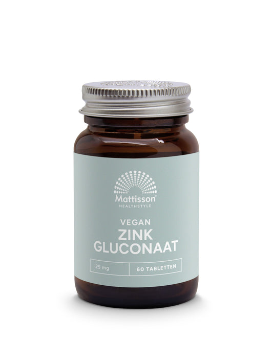 Mattisson Zink gluconaat 25mg 60.00 Tabletten