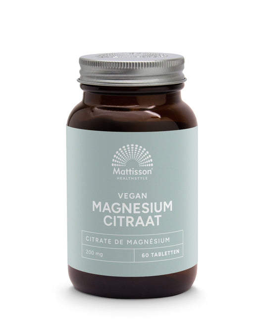 Mattisson Magnesium citraat 200mg 60.00 Tabletten