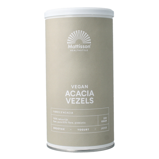 Mattisson Vegan acacia vezels 83% 220 Gram