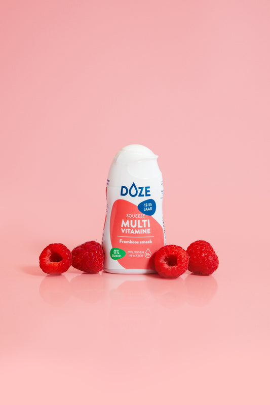 Doze Multi Framboos - vloeibare multivitamine 50.00 Milliliter