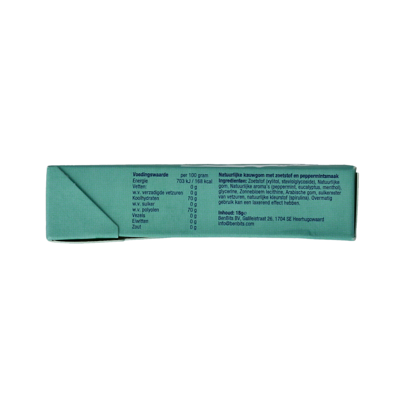 BenBits Kauwgom peppermint 18 Gram