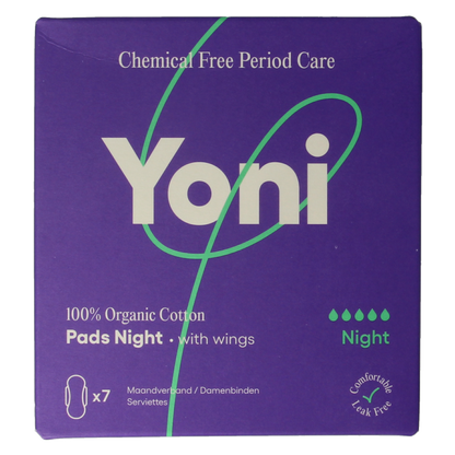 Yoni Maandverband night 7 Stuks