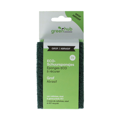 Greenhub  Schuursponsjes grof eco 2.00 Stuks