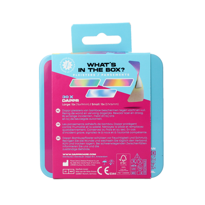 Dappr Tie dye pleisters 30 Stuks