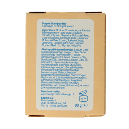Seepje Shampoo bar eikenmos en oranjebloesem 80.00 Gram