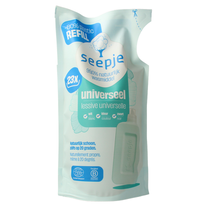 Seepje Wasmiddel universeel navulzak 1000 Milliliter