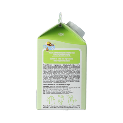 Seepje Afwasmiddel limoen refill 500.00 Milliliter