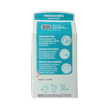 Seepje Handzeep eucalyptus rozemarijn refill 500.00 Milliliter