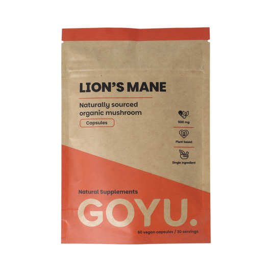 Goyu Lion's Mane Capsules 500mg bio 60.00 Vegetarische capsules