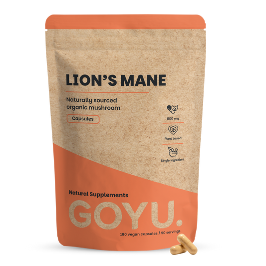 Goyu Lion's Mane Capsules 500mg bio 60.00 Vegetarische capsules