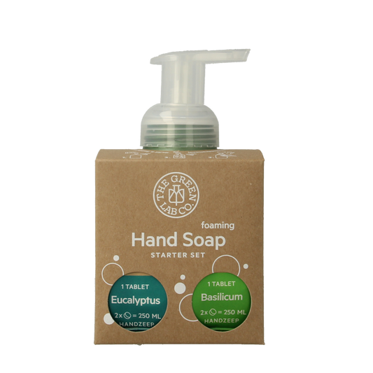 The Green Lab Co Handzeep startset eucalyptus basilicum 1 Set