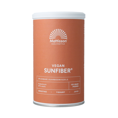 Mattisson Sunfiber oplosbare guarboonvezels vegan 125.00 Gram