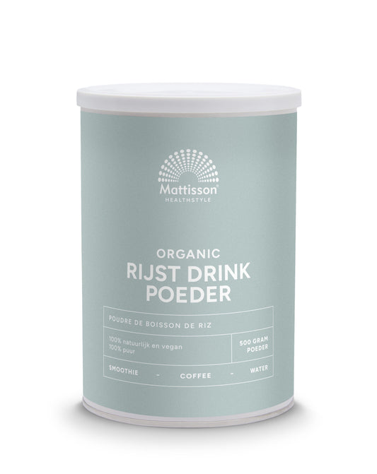 Mattisson Biologisch rijst drink poeder 500 Gram