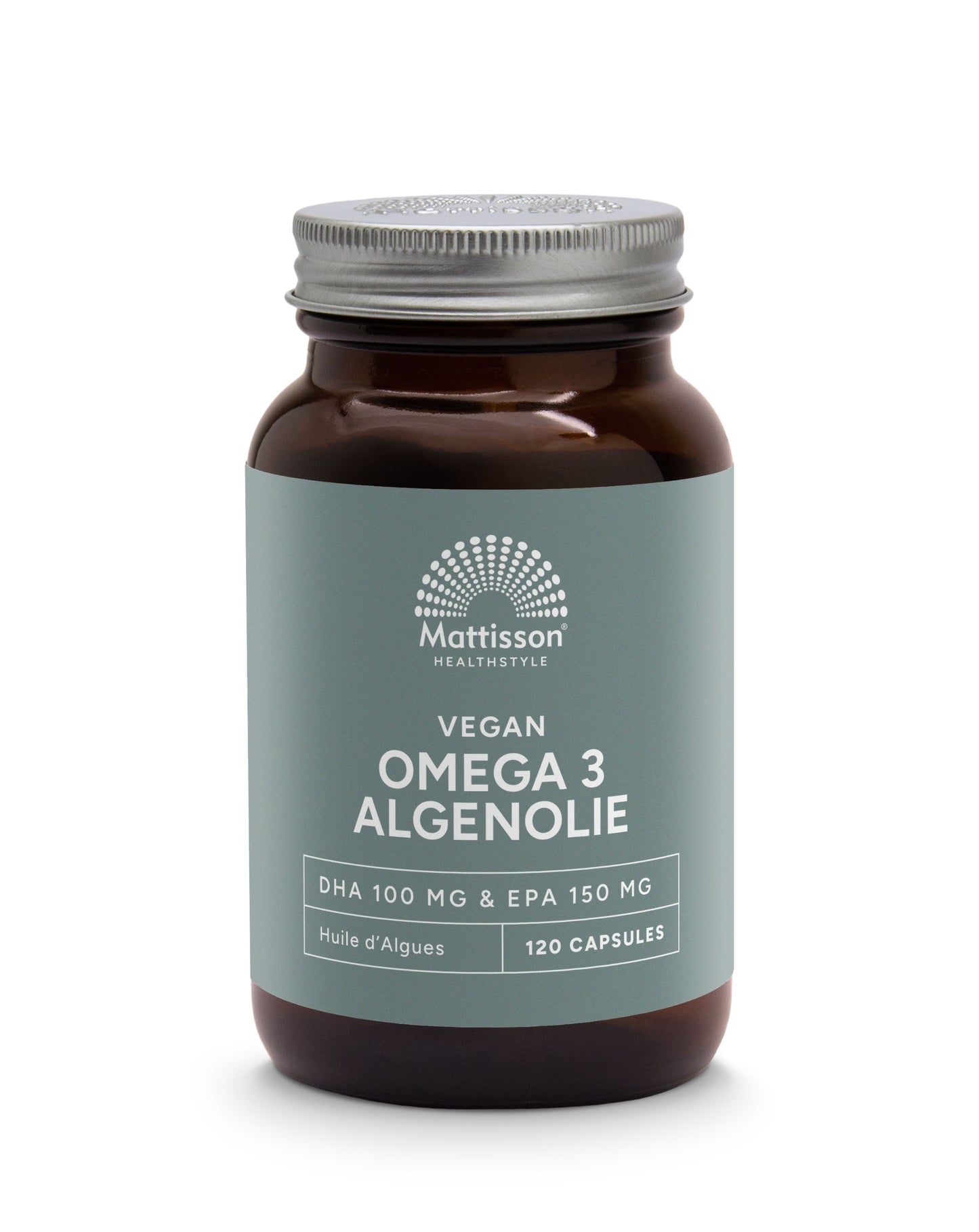 Mattisson Vegan omega 3 algenolie EPA 150mg&DHA 100mg 120.00 Capsules