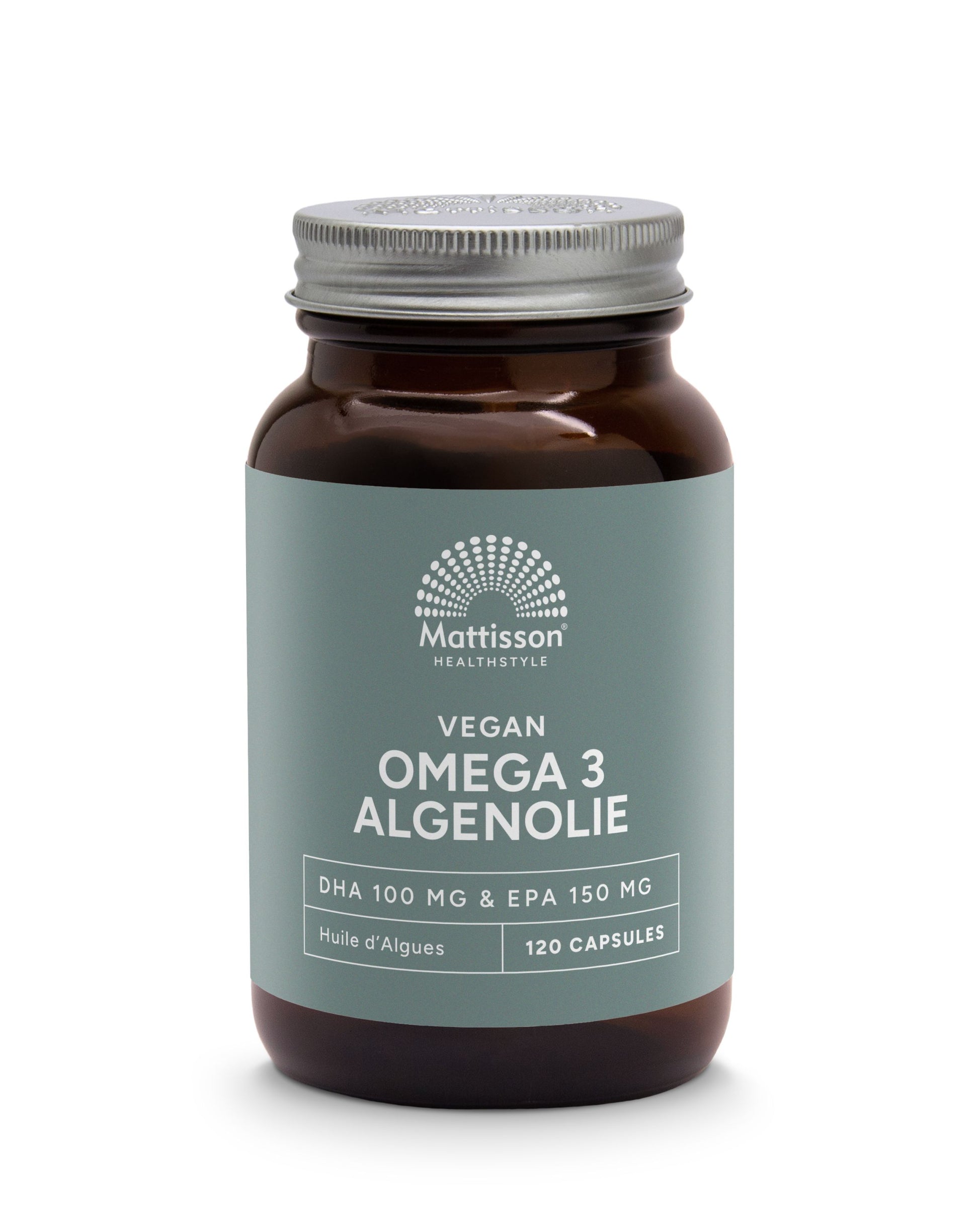 Mattisson Vegan omega 3 algenolie EPA 150mg&DHA 100mg 120.00 Capsules