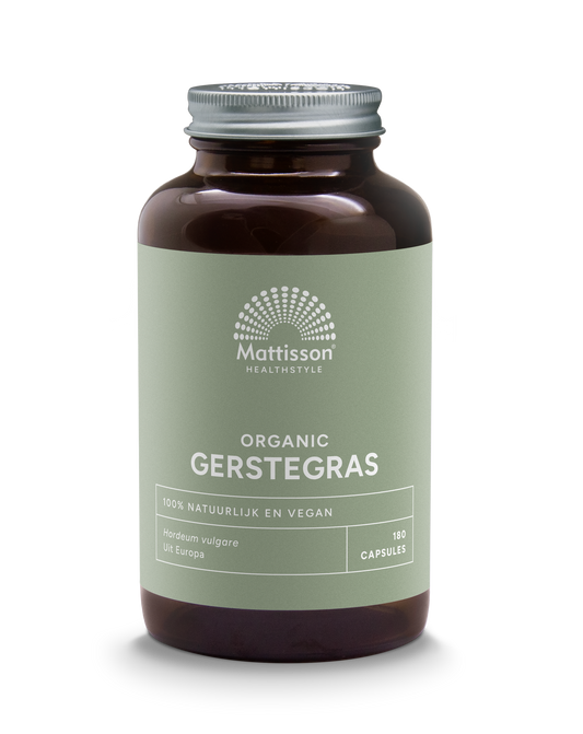 Mattisson Organic gerstegras 400mg bio 180.00 Capsules