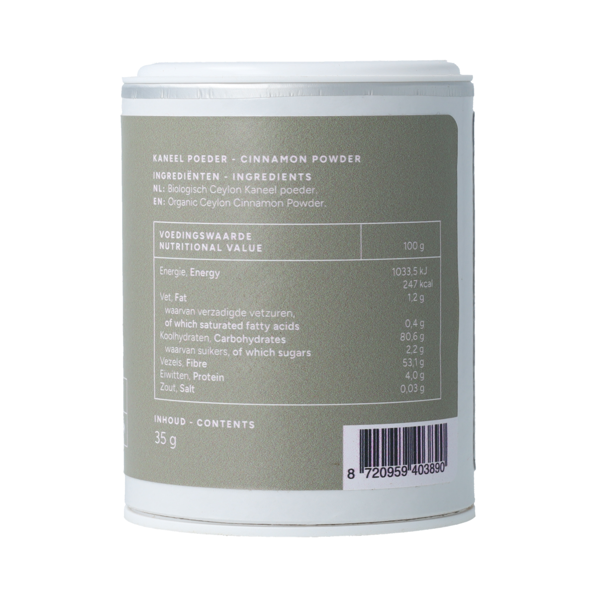 Mattisson Organic Ceylon Kaneel 35.00 Gram