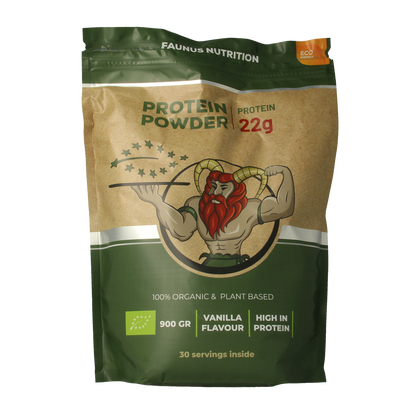 Faunus Nutrition Proteine gefermenteerd vanille bio 900.00 Gram