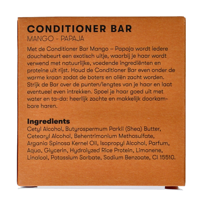 Shampoobars Conditioner bar mango papaja 45.00 Gram