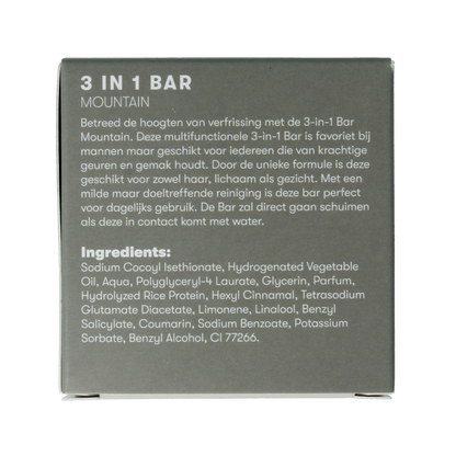 Shampoobars 3-in-1 Bar mountain 60.00 Gram