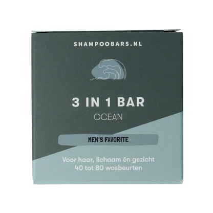 Shampoobars 3-in-1 Bar ocean 60.00 Gram